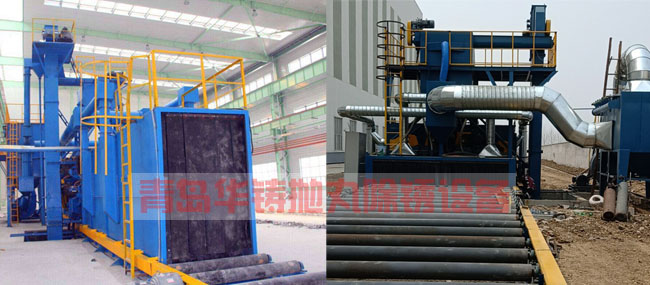 圖三，通過式拋丸除銹設(shè)備