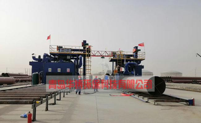 金屬產(chǎn)品表面拋丸處理現(xiàn)場(chǎng)圖