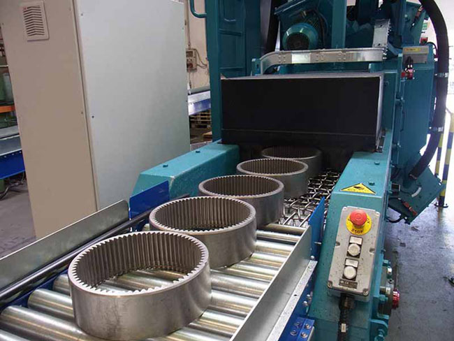 車輪拋丸機(jī)，輥道通過式清理設(shè)備