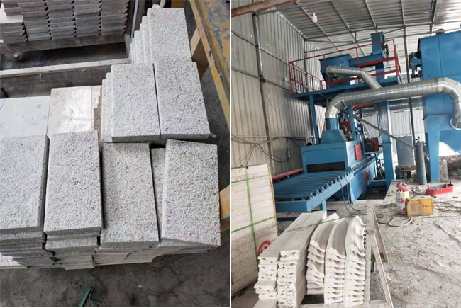 石材拋丸機(jī)，石材噴砂機(jī)