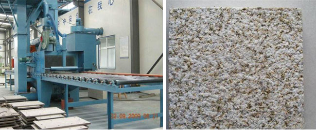 大理石拋毛機(jī)，大理石噴砂拋丸機(jī)