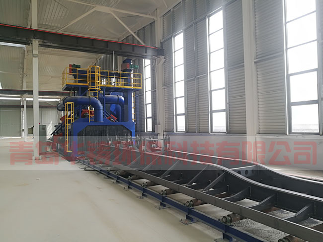 半掛車(chē)底盤(pán)專(zhuān)用拋丸機(jī)